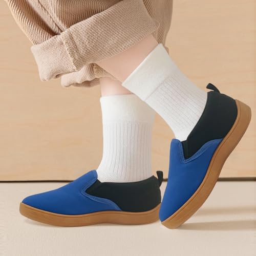 Toddler Kids Wide Barefoot Shoes Girls Boys Slip On Canvas Sneakers Comfortable Skin Friendly Walking Kids Shoes3