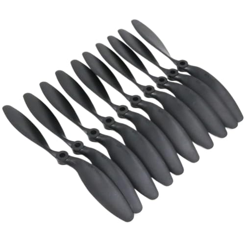 Paquete de 10 o 20 hélices dobles de nailon reforzado con fibra 8060 para aviones y cuadricópteros RC compatibles con modelos RC 8x6(10pcs)