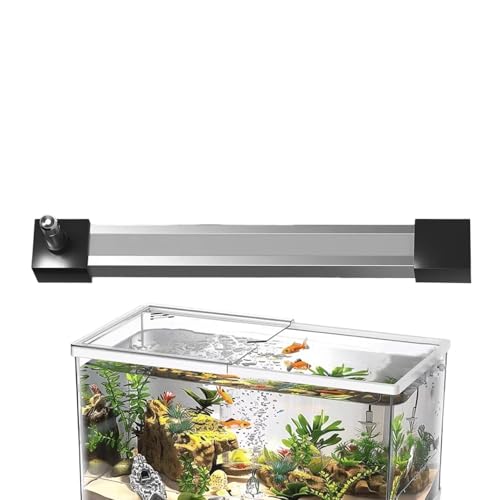 Diffuseur d'Air d'Aquarium | Diffuseur Auto-Immersible en d'Aluminium Silencieux | Mur De Rideau De Bulles D'Air - pour Hydroponie Eau Douce Petit Seau Maison Salon Bassin Jardin Décoration Intérieure
