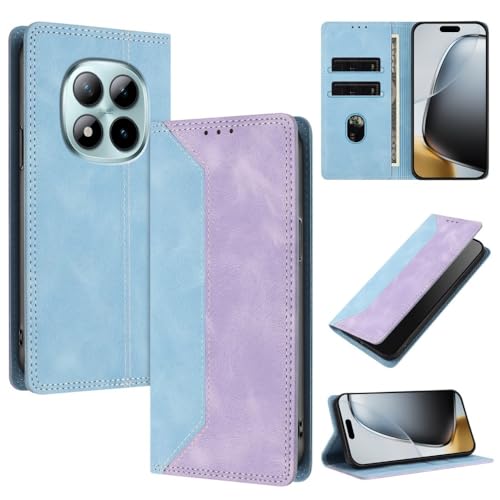 �W�F�l���b�N Xiaomi Redmi Note 11 Pro 4G / Note 12 Pro 4G (�J���[:�u���[/�p�[�v��)�Ή� ���U�[�E�H���b�g �t���b�v ���C�o�b�N�P�[�X �f���A���p�^�[���J�o�[