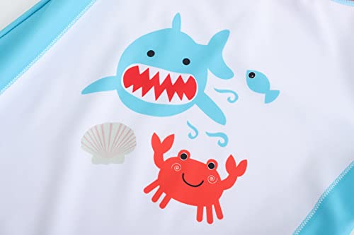 Baby and Toddler Boys' 3-Piece Swimsuit Set Bathing Suit with Hat4