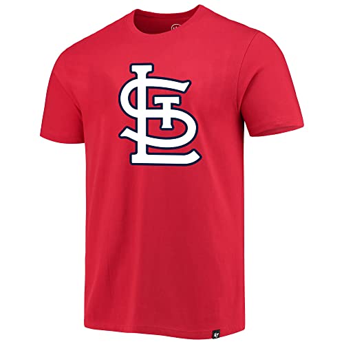 Image of 47 Men's MLB Unmatched Franklin Team Color Arched Wordmark Primary Logo Short Sleeve Baseball T-Shirt