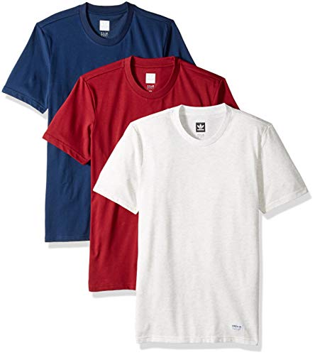 adidas Originals Men's Skateboarding 3 Pack Tees,