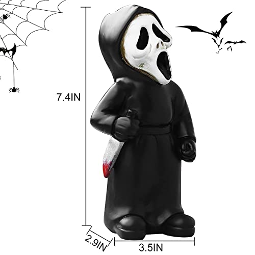 Cafele Horror Movie Garden Gnomes Set Garden Nightmares Michael Myers Freddy Jason Horror Gnomes Resin Statues Figurines Halloween Decorations For Indoor & Outdoor Yard Patio Lawn Décor (5 - Pack) #TOP1