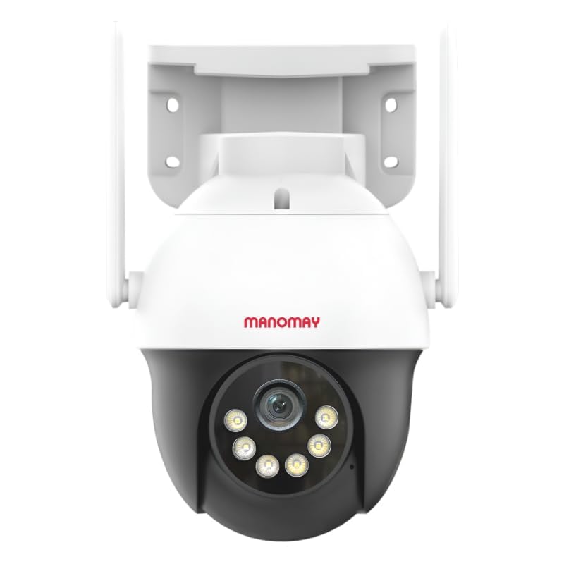 MANOMAY 3MP 4G Protect Pro Mini PT CCTV Camera (M1094S) | SIM Based Security Camera | Pan Tilt | Human Detection | AI Smart Tracking | Two-Way Audio | IP65 Waterproof | 256GB Storage | Alexa-picture-21