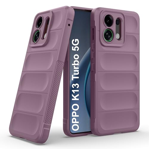 Image of Zapcase Back Case Cover for Oppo K13 Turbo 5G | Compatible for Oppo K13 Turbo 5G Back Cover | Liquid Silicon Magic Case with Camera Protection | Lavender
