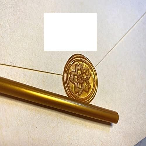 Kleje w sztyfcie 200 mm klej w sztyfcie do topienia na gorąco, narzędzia pieczętowania woskiem retro, o lepkości 7/11 * 25 szt. kleju(200mm Rose Gold)