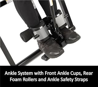 MediSonic Deluxe Inversion Table with Ajustable Lumbar Pad and 300 lb Weight Capacity