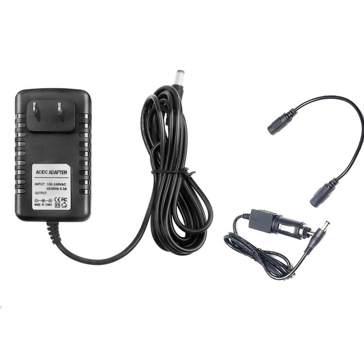 Onerbl Male Car AC/DC Adapter Compatible with Schumacher DSR114 DSR115 DSR 114 PSJ 1812 2212 3612 4424 ProSeries Jump Starter 12V Power Supply PSJ1812 PSJ2212 PSJ3612 PSJ4424 SAC-109 Battery Charger
