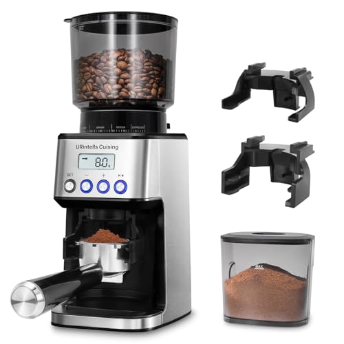 URintells Cuising Burr Coffee Grinder, Electric Coffee Grinder with 51 Grind Settings, Precision...
