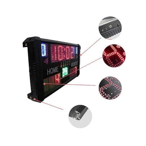 Cronómetro LED para gimnasio, tablero ligero de aluminio miniatura 3