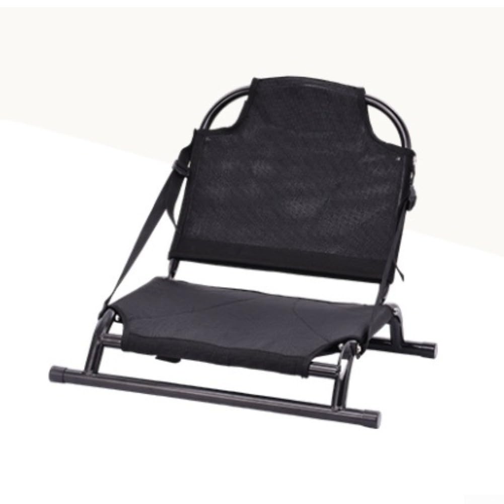 Silla de kayak de nailon resistente de 48 x 58 cm, soporte ergonómico