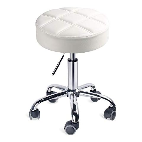 Leader Accessories Taburete de Bar Acolchado con Ruedas Cover