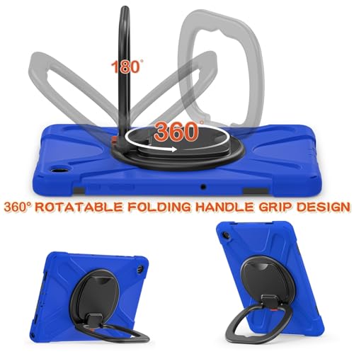 Coque Samsung Galaxy Tab A9 Plus antichoc bleu protège la tablette des chutes
