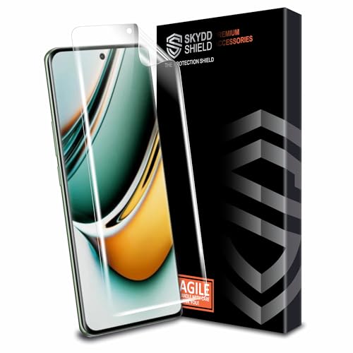 Image of Skyddshield TPU hydrogel Edge to Edge Screen Protector Guard for Realme 11 Pro Plus 5G, Realme 11 Pro 5G and Honor 90 5G (6.7 Inch) with Easy Self Installation Kit | Fingerprint Support | Transparent