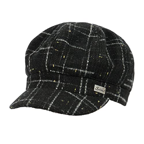 Women Wool Newsboy Hats Cabbie Hat Beret Paperboy Tweed Baker Boy Cap #TOP1