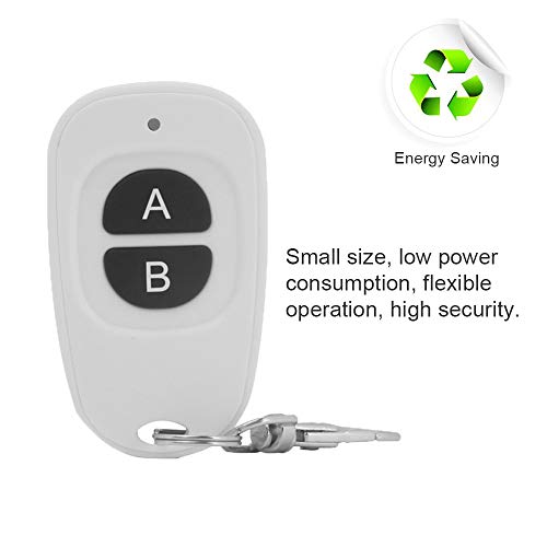 eMylo 2 Key Transmitter Wireless Relay RF Fernbedienung 433 MHz Sender Fernentfernung bis zu 30-50m Für elektrische Garagentore/elektrische Vorhänge/Sperre/Wasserpumpe Steuermotor