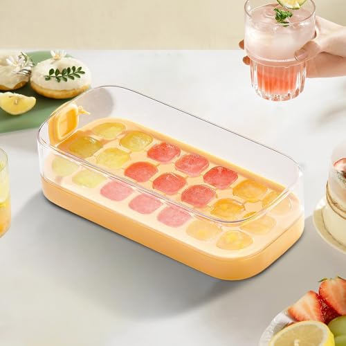 Bac à glaçons en silicone avec couvercle hermétique 23cm - 5