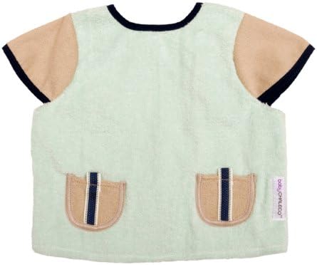 Baby Chaleco Shoulder Shield Mint/Khaki with Denim Tab Pocket Detail - Infant