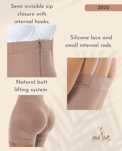 Image of Melibelt 2020 Fajas Colombianas Reductoras Y Moldeadoras Compression Garment Strapless Shapewear For Women