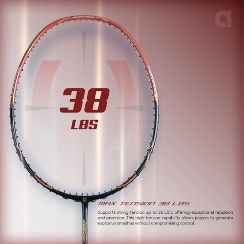 Image of Apacs Vanguard 11 Next Gen (Unstrung) | 38LBS Max Tension | Ultra PEF Shaft | (4U) Head Heavy Balance | Aero Dyna Frame | Made in Vietnam Badminton Racket with Cover (for Pros)