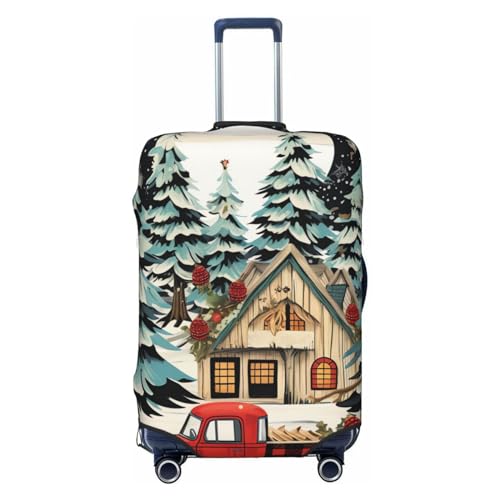 Housse de valise anti-rayures pour éliminer les dommages sur votre grand bagage noir taille L