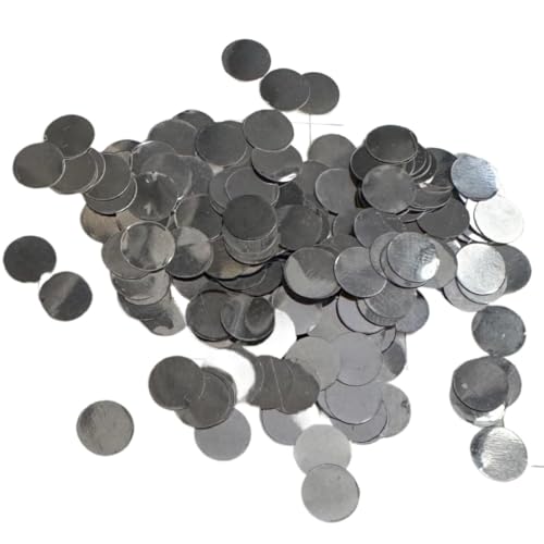 3 láminas redondas de platino (99,95% de pureza) for experimentos de laboratorio.