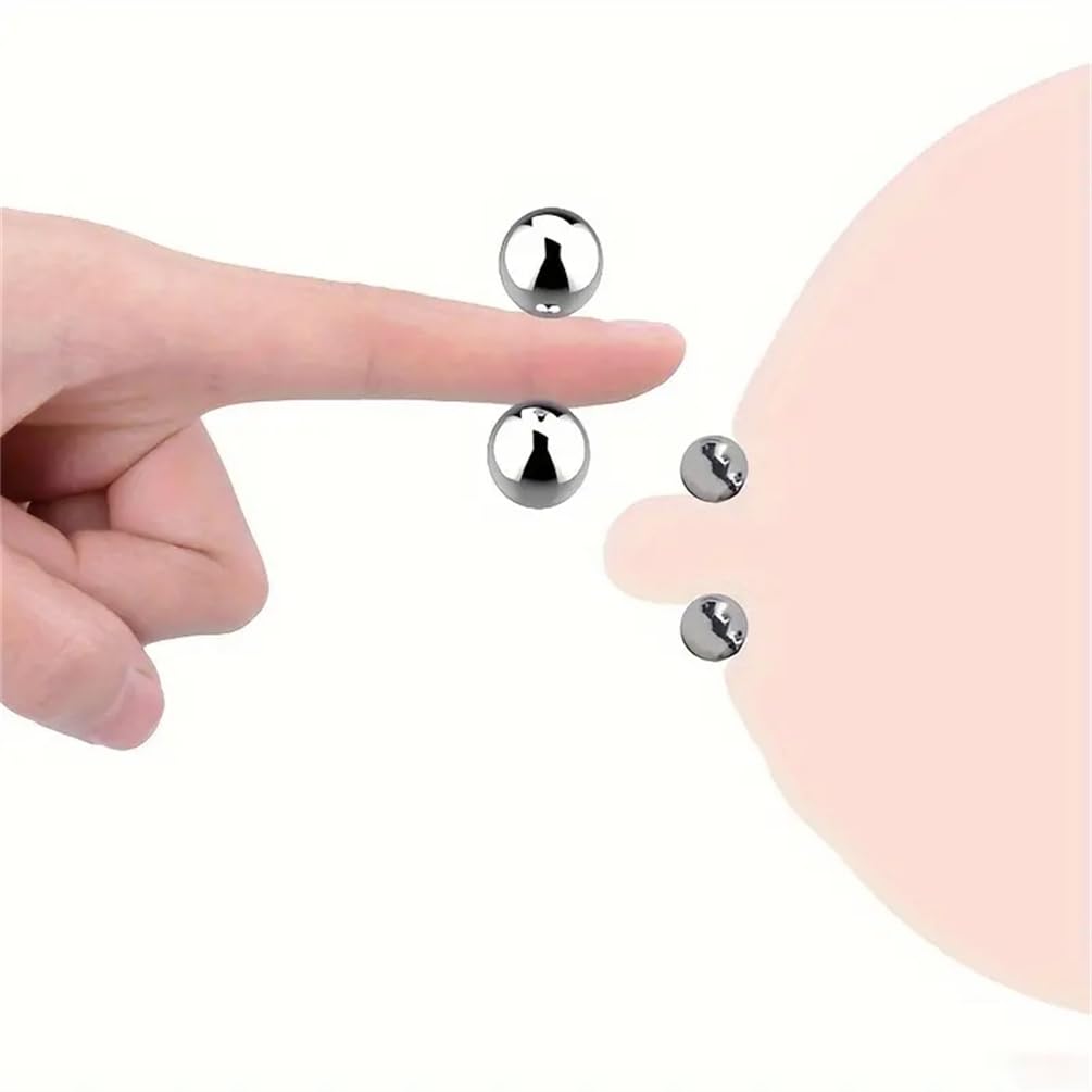 2 set di potenti palline magnetiche in acciaio con forte aspirazione