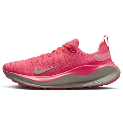 Image of Nike InfinityRN 4 Women's Road Running Shoes (DR2670-602, Hot Punch /Black /Aster Pink /Light Iron Ore) Size 6