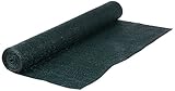 malla ocultacion total Protección anti-UV Catral 53010081 - Mini-Rollo - Malla Ocultación Total, Verde Oscuro, 200x1000x4 cm
