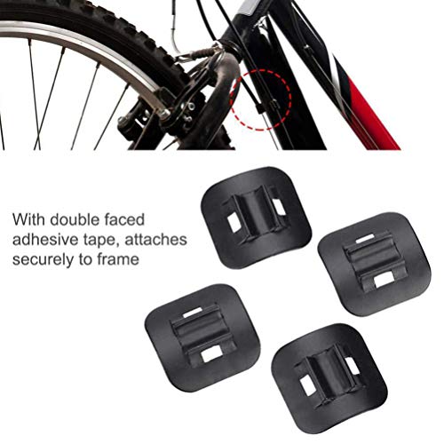 CLISPEED BESPORTBLE 2 PCS Guia de Cabo de Bicicleta Clipe de Mountain Bike Tubo De Linha De Freio Fi