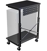 Amazon | WORLDLIFT パソコンワゴン 昇降式L字デスク 7段階 高さ調節55