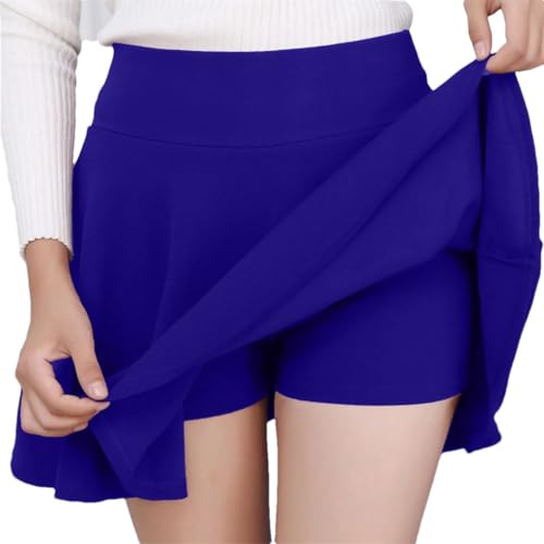 Solid Color Casual Simple High Waist Multi-Color Classic Large Size Women's A-Line Mini Skirt