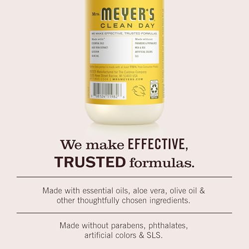 Image of Mrs. MEYER'S CLEAN DAY Liquid Hand Soap, Dandelion Scent, 12.5 Ounce Bottle