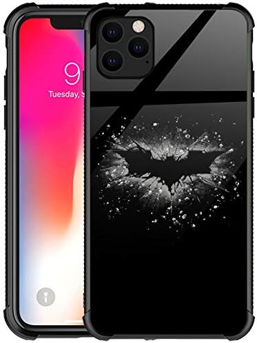 Compatible with iPhone 12 Pro Max Case,Black Bat iPhone 12 Pro Max Cases for Girls,Anime Pattern Design Shockproof Non-Slip Case for Apple 12 Pro Max