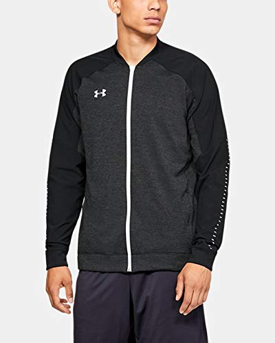 Under Armour Men's UA Knit Warm-Up Jacket MD Black