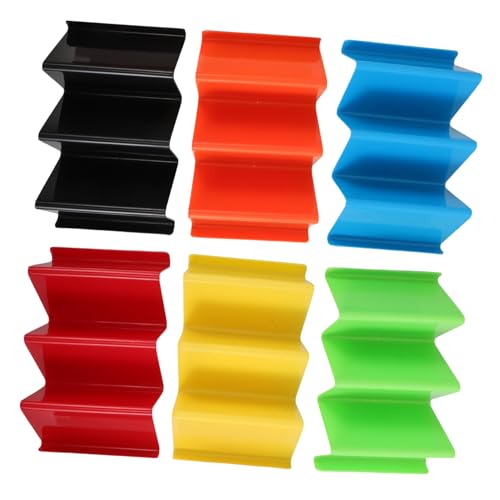 Unomor 6pcs Taco Holder Stand Stylish Tortilla Rack for Tacos Burritos Pancakes Easy Clean Ventilated Design for Parties Kitchen Display Modern Sturdy Support