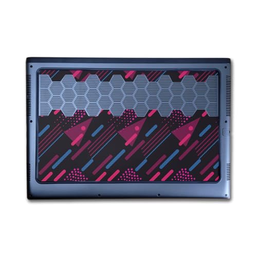 Image of Laptop Skin Compatible with Alienware M16 R2 (2024) - Magenta Rain - Premium 3M Vinyl Protective Wrap Decal Cover - Easy to Apply | Crafted in The USA by MightySkins