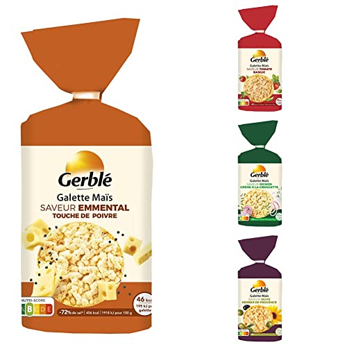 Gerblé Assortiment Galettes Salés Special Apéro, 8 sachets Multivariétés Cover