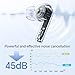 HONOR CHOICE X7i Hybrid Active Noise Cancelling Earbuds with 45dB,Waterproof Wireless Bluetooth Ear Buds,in-Ear Earphones with AI Clear Call Mics,40H Playtime,Bass Stereo for iPhone,Android,Pad-White