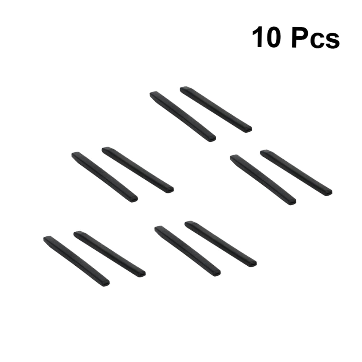 IWOWHERO 5 Pairs Glasses Temple Cover Eyeglass Stand Sports Glasses Sport Glasses Strap Sunglasses Ear Grips Eyeglass Retainers Eyeglass Bands Eyewear Retainer Ear Hooks for Glasses Black