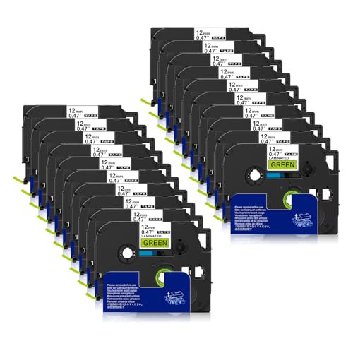 Sluxjet ݊ s[^b` e[v 12mm Βn TZe-731 Tz-731 ev uU[H s[^b`L[u P-touch ėp e[vJ[gbW 8m P^b` @Ή PT-P710BT PT-2500PC 20