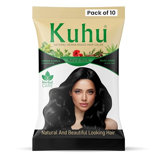 Color de Cabello Natural KUHU con 12 Conos Mehendi miniatura 2