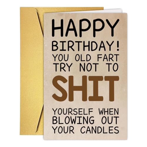 Qamza Funny Birthday Card Gift For All Ages