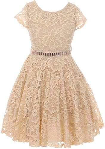 iGirlDress Little Girls Floral Lace Flower Girls Dresses sizes2-14