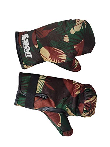 Image of SKMT NEVER LOSE UNTIL YOU WIN Kids Boxing Set for Ages 2-8 Years (CAMO Brown)