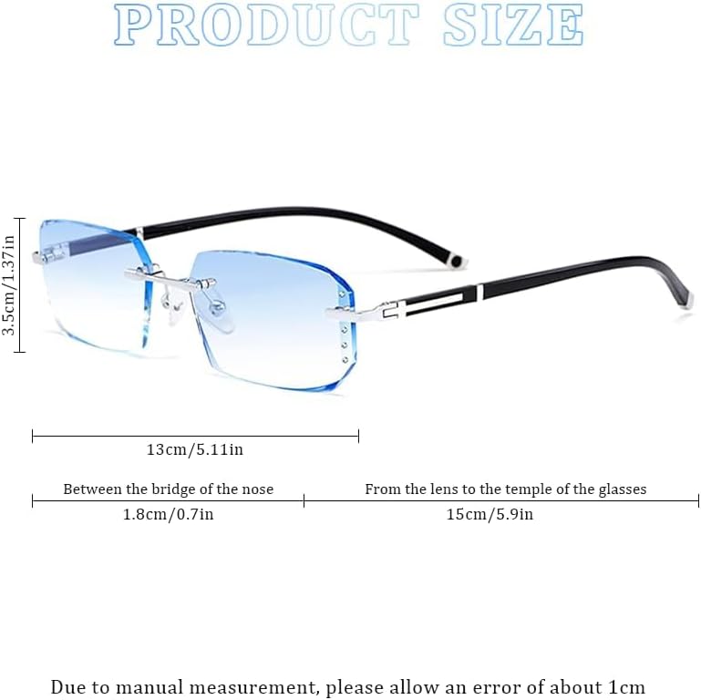 2026 New Clarity Glasses, Clarity Multifunctional Smart Blue Glasses, Automatic Adjustment Eye Reading Glasse for Men-Women with Case and Glasse