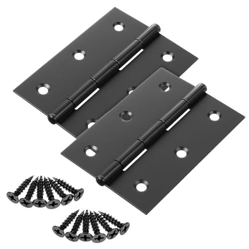 2 Pcs 2.5" Stainless Door Hinges,Stainless Steel Folding Butt Hinge