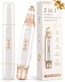 Augenbrauenrasierer Elektrisch Gesichtsrasierer Frauen - 2-in-1 Augenbrauen Trimmer und Gesichtshaarentferner Damen mit Dual-Ended Design - Effortless & Schmerzfrei Damenrasierer Gesicht