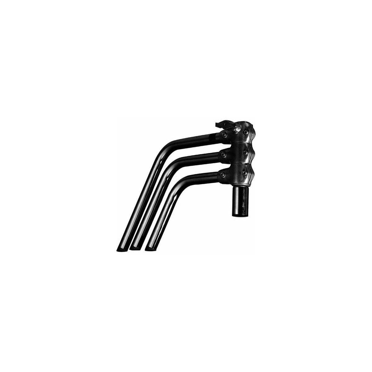 Avenger 19' Overhead Stand 58 with Grip Head / Braked Wheels, 4 Sections, 3 Risers, Chrome Steel